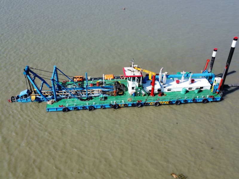 Draga con testa di taglio modulare JLCSD650 da 26 pollici, 6000 m3/h per dragaggio di fiumi, laghi, porti marittimi