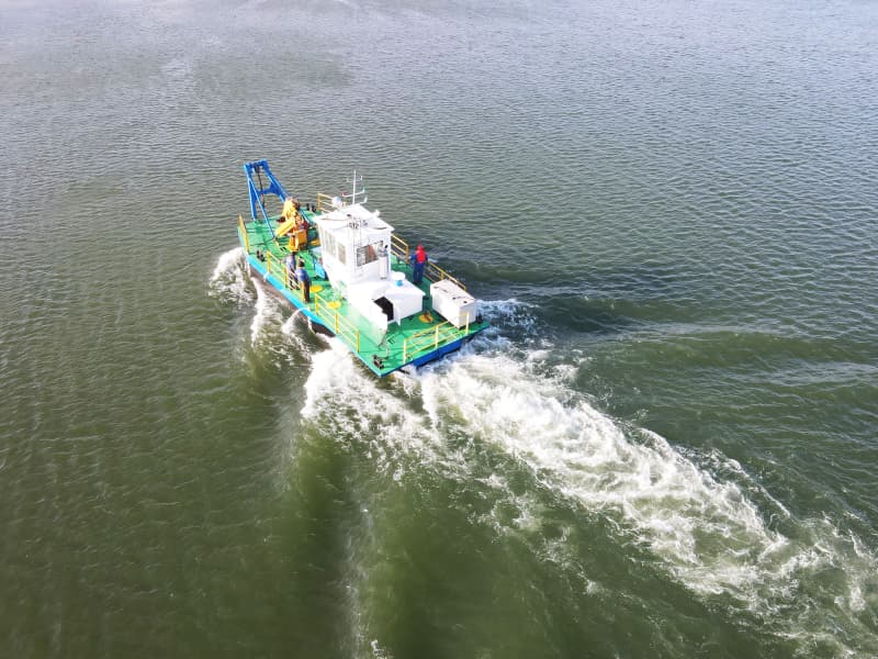 Barca da lavoro multiuso, rimorchiatore, barca da spinta