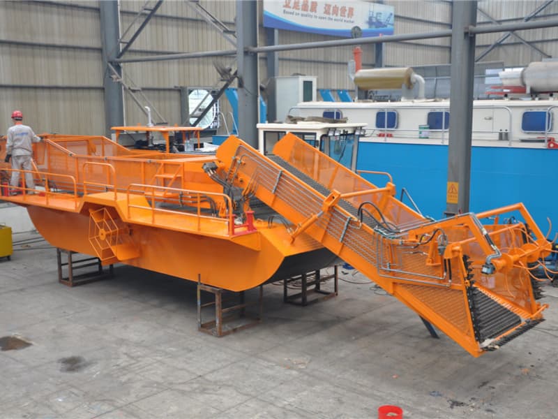 Nave per la pulizia automatica dell'acqua/Raccolta di alghe acquatiche/Barca per la raccolta dei rifiuti