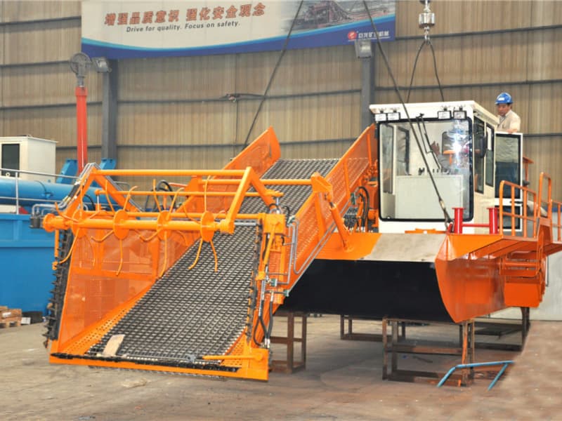 Nave per la pulizia automatica dell'acqua/Raccolta di alghe acquatiche/Barca per la raccolta dei rifiuti