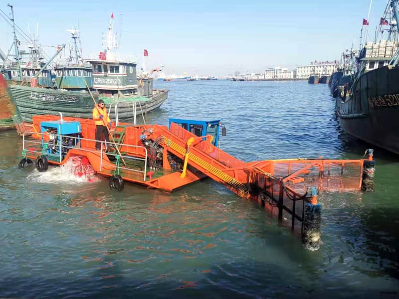 Nave per la pulizia automatica dell'acqua/Raccolta di alghe acquatiche/Barca per la raccolta dei rifiuti