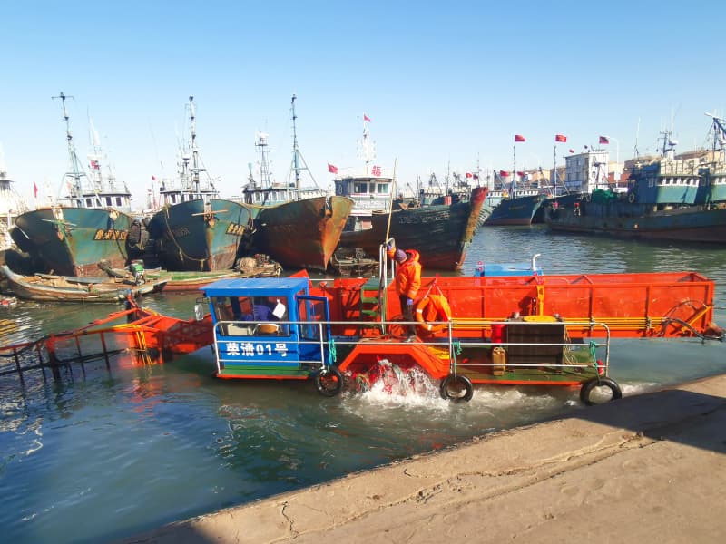 Nave per la pulizia automatica dell'acqua/Raccolta di alghe acquatiche/Barca per la raccolta dei rifiuti