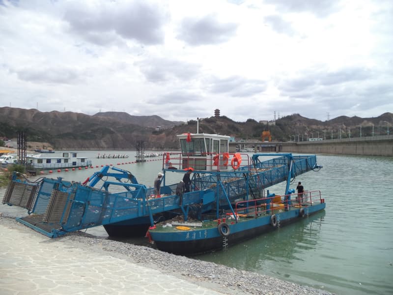 Nave per la pulizia automatica dell'acqua/Raccolta di alghe acquatiche/Barca per la raccolta dei rifiuti