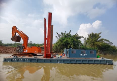 Piattaforma di lavoro per escavatore retroescavatore